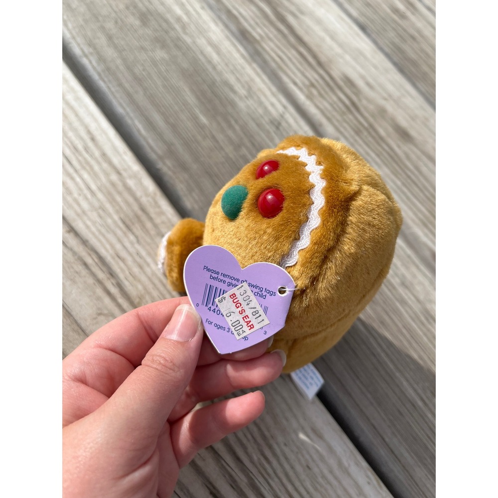 Puffkins Collection Spice Gingerbread Man Plush Toy Limited Edition 1994 - Picture 7 of 7
